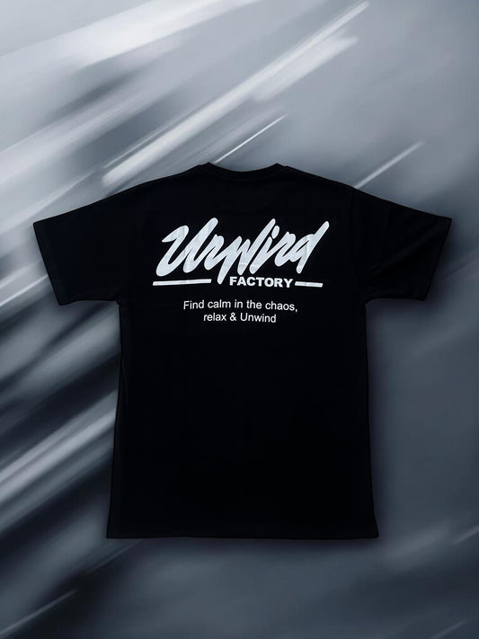 Unwind Factory Shirt (White Logo)