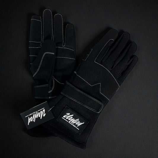 Unwind Factory Racing Gloves (Black Shadow Edition)