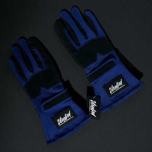 Unwind Factory Racing Gloves (Blue Shadow Edition)