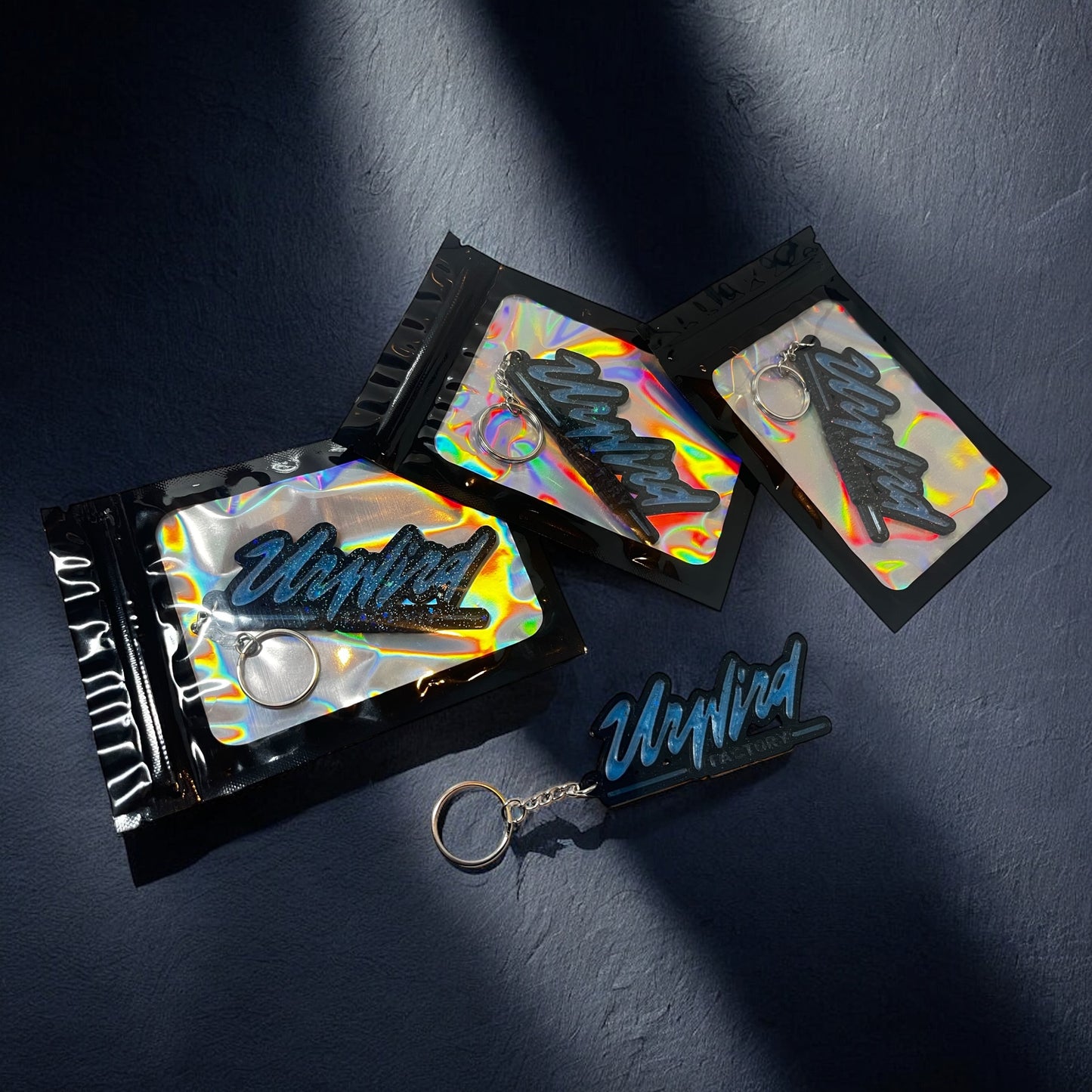 Unwind Factory Key Chain