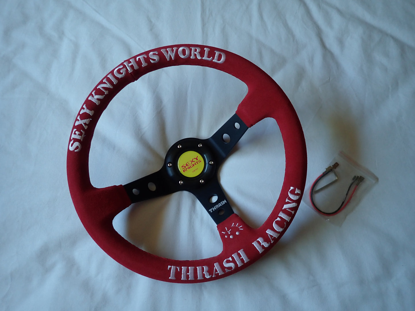 Thrash Racing x Sexy Knights Deep Corn Steering Wheel (350MM)