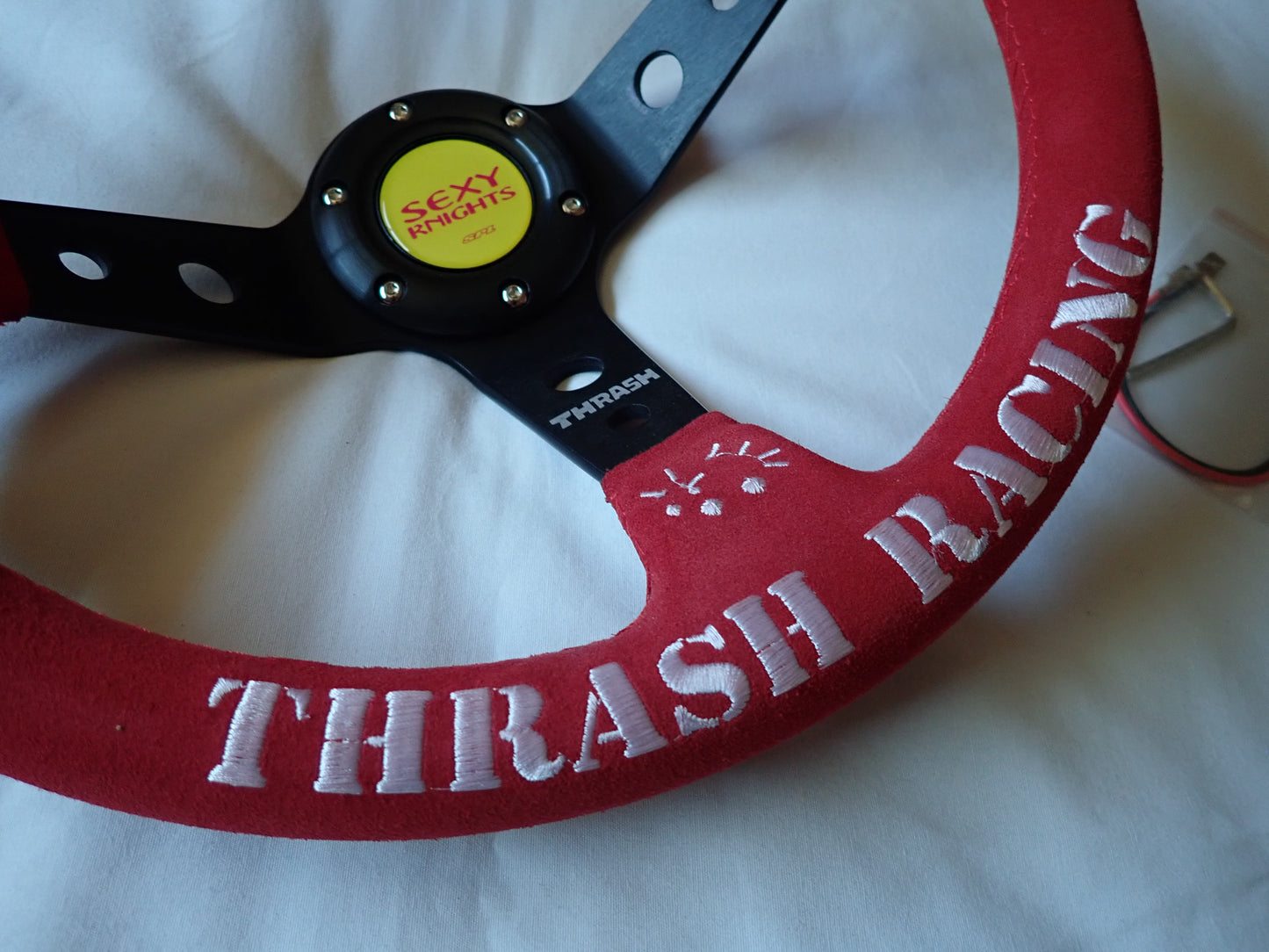 Thrash Racing x Sexy Knights Deep Corn Steering Wheel (350MM)