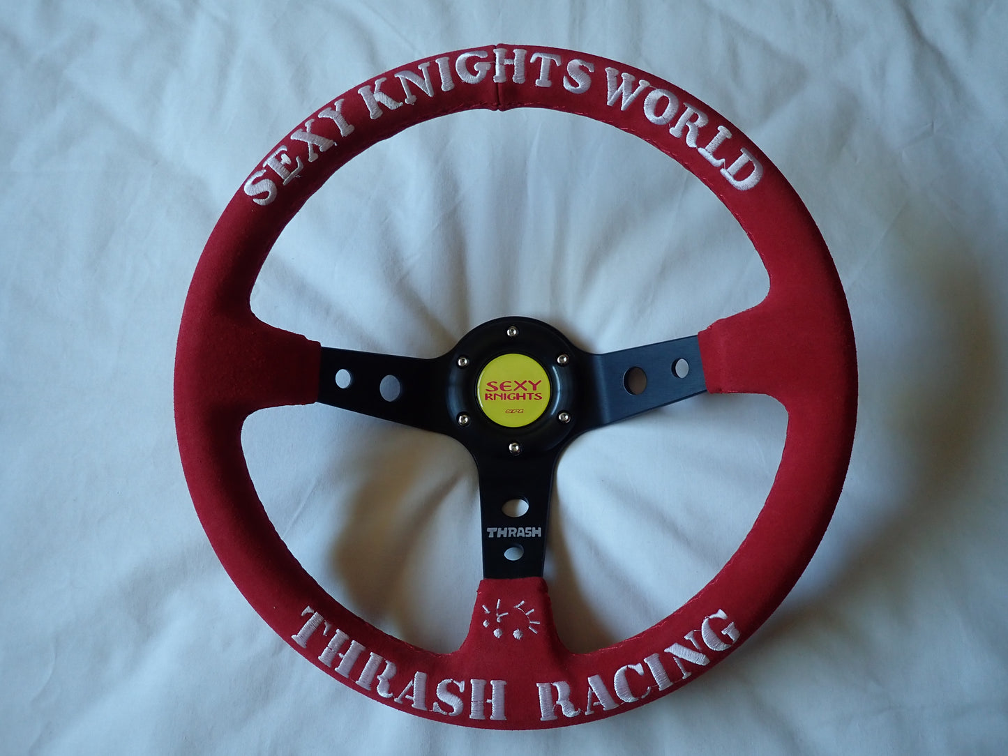 Thrash Racing x Sexy Knights Deep Corn Steering Wheel (350MM)