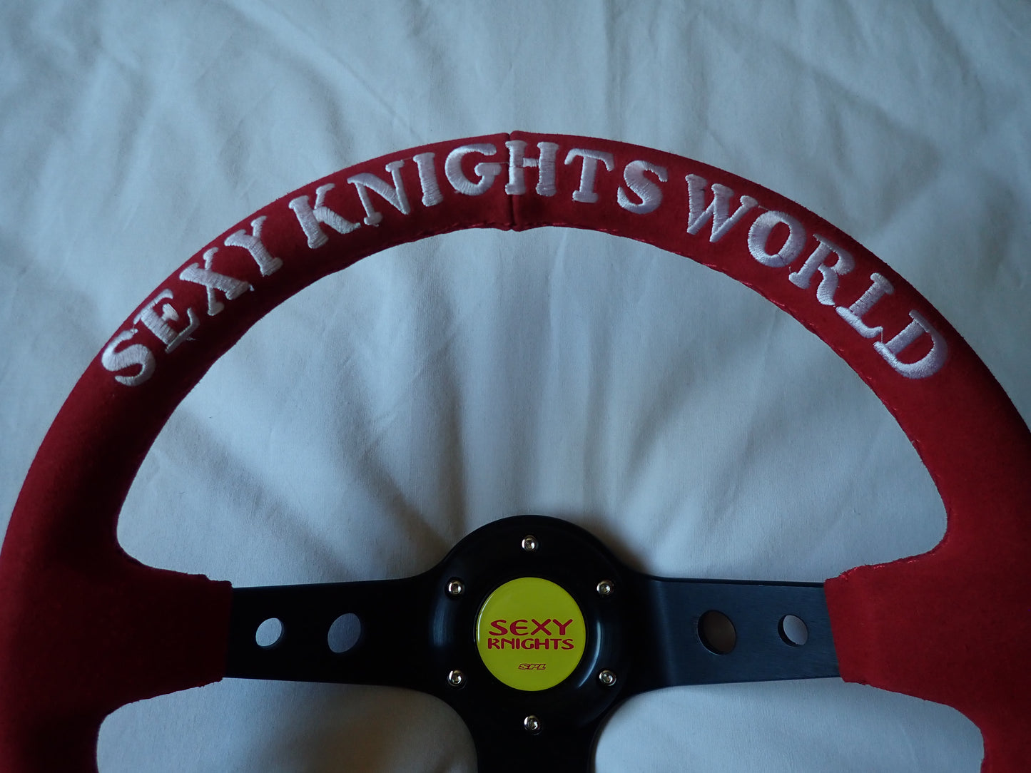 Thrash Racing x Sexy Knights Deep Corn Steering Wheel (350MM)