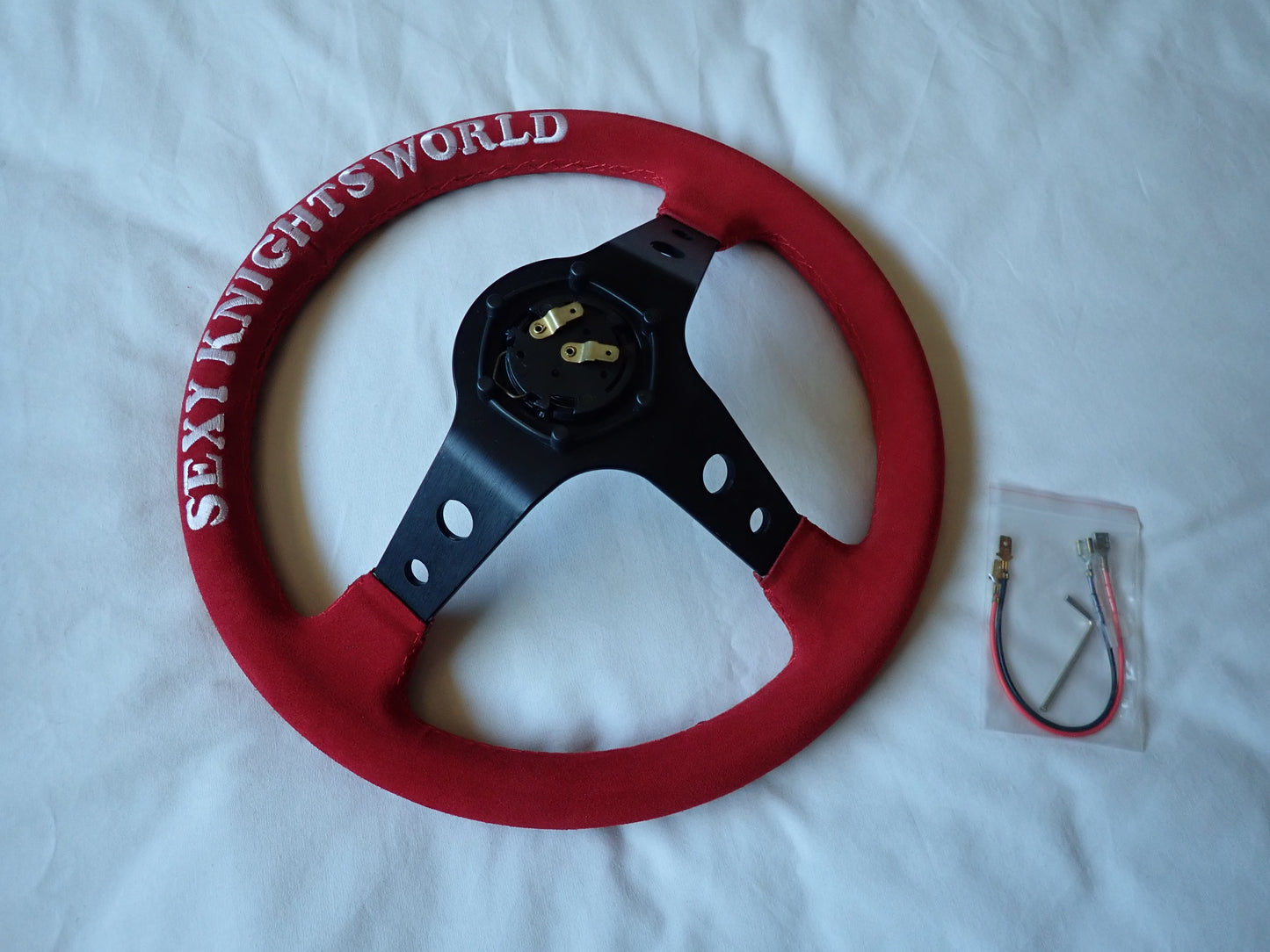 Thrash Racing x Sexy Knights Deep Corn Steering Wheel (350MM)