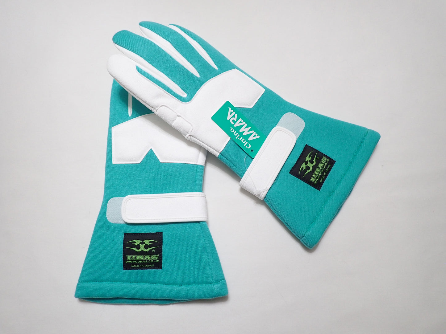 Uras Racing Gloves (Green) (M)