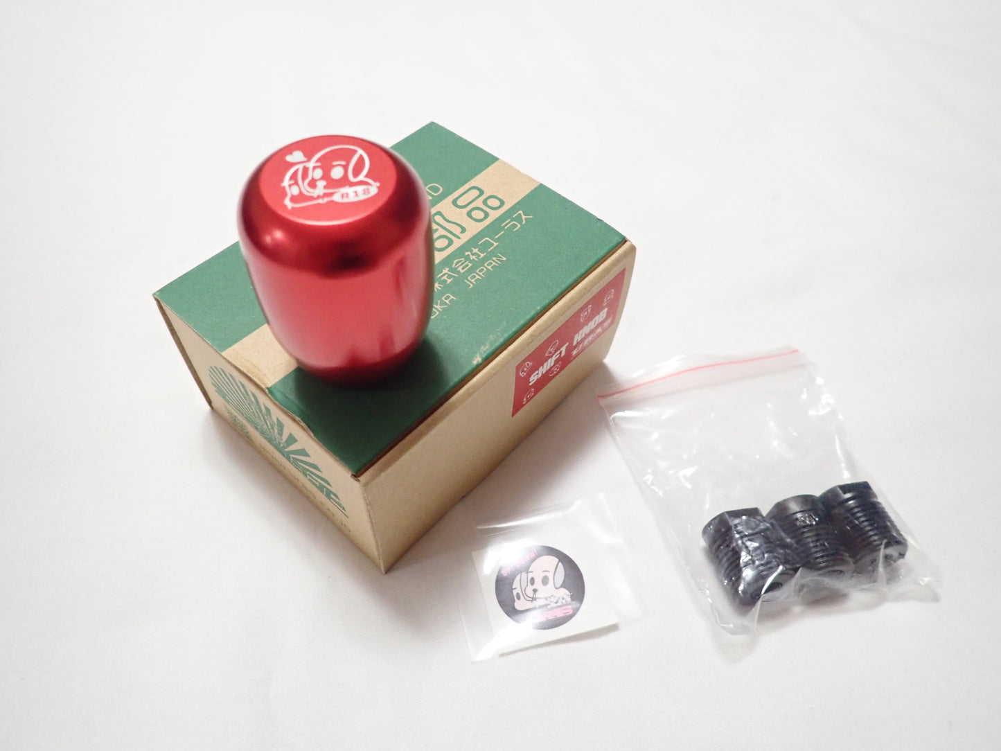 Uras Monkey Brand Aluminum Shift Knob (Red)