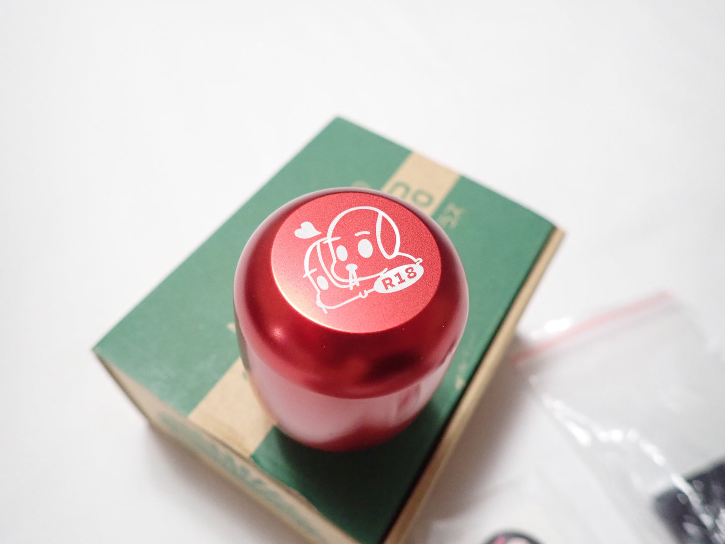 Uras Monkey Brand Aluminum Shift Knob (Red)