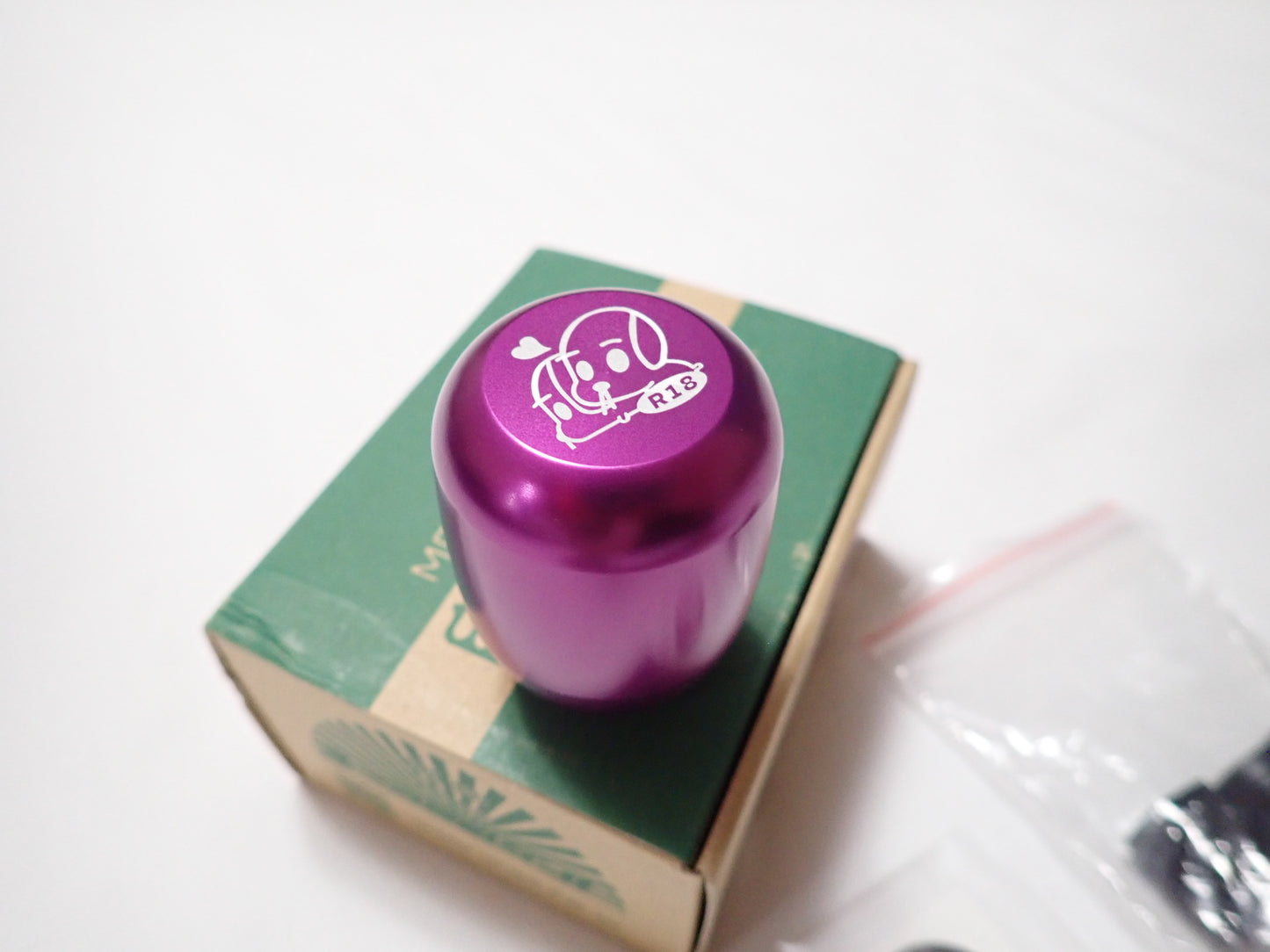 Uras Monkey Brand Aluminum Shift Knob (Purple)