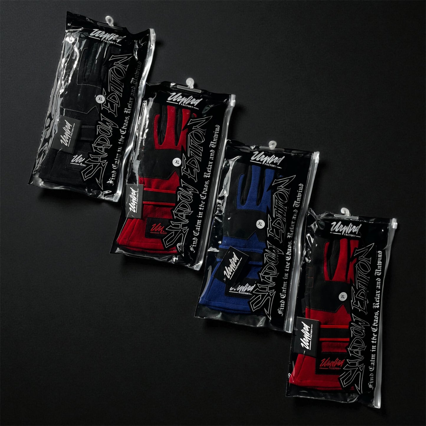 Unwind Factory Racing Gloves (Blue Shadow Edition)