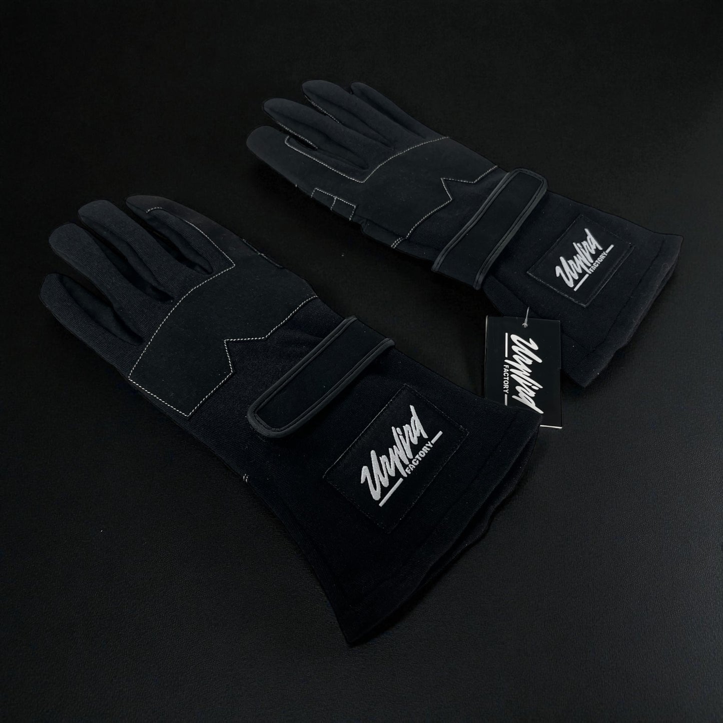 Unwind Factory Racing Gloves (Black Shadow Edition)