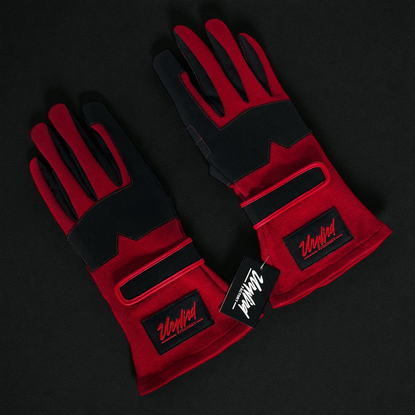 Unwind Factory Racing Gloves (Red Shadow Edition)