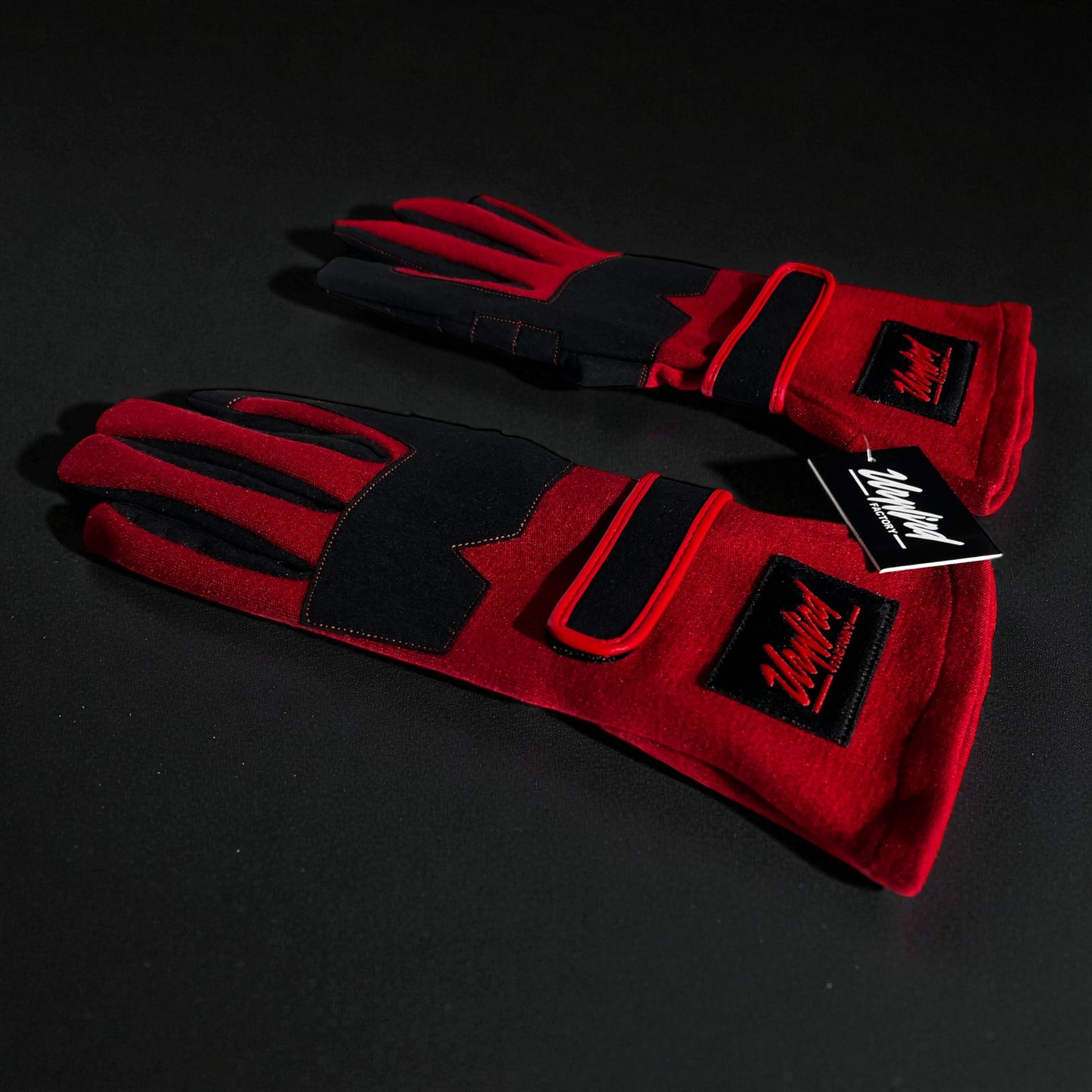 Unwind Factory Racing Gloves (Red Shadow Edition)