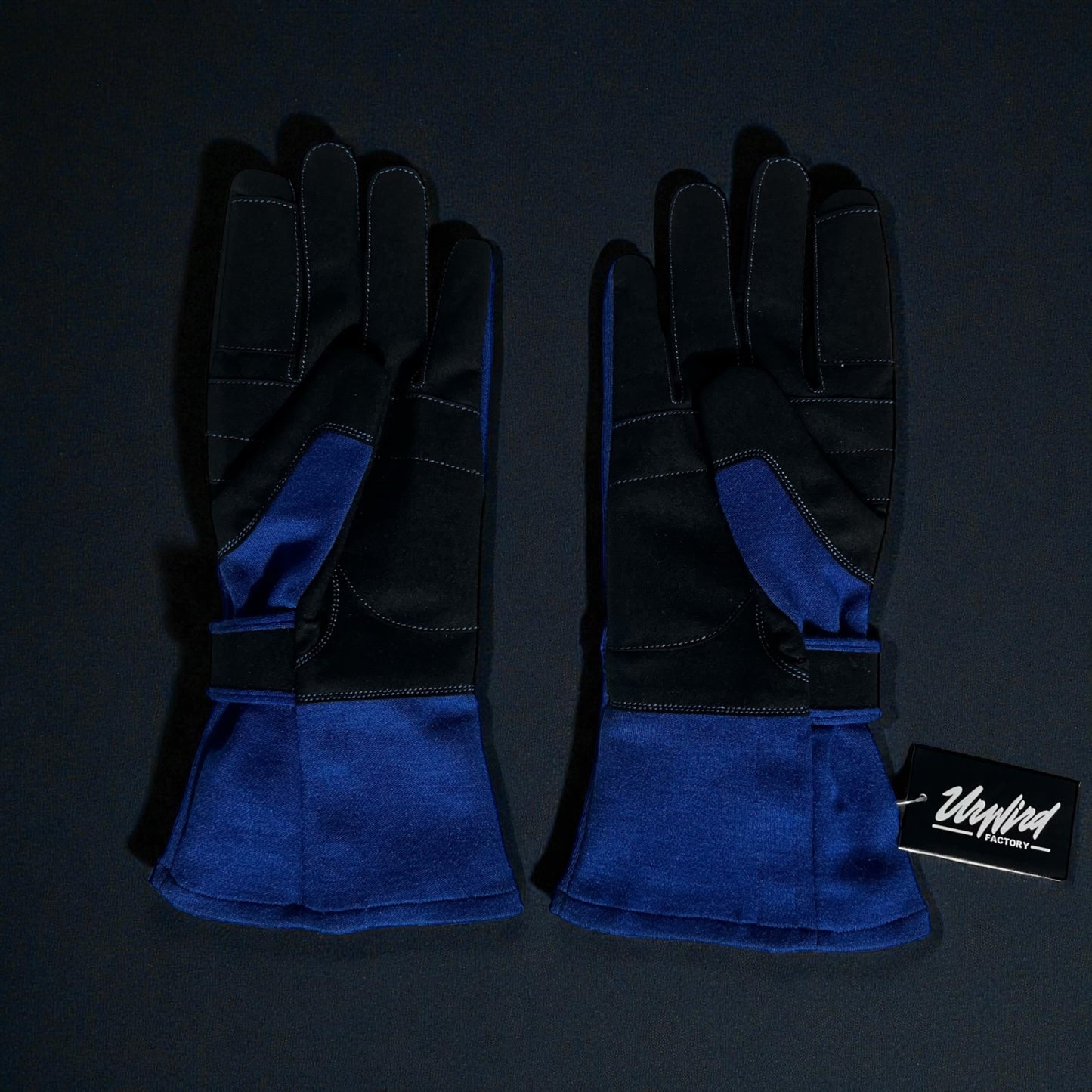 Unwind Factory Racing Gloves (Blue Shadow Edition)