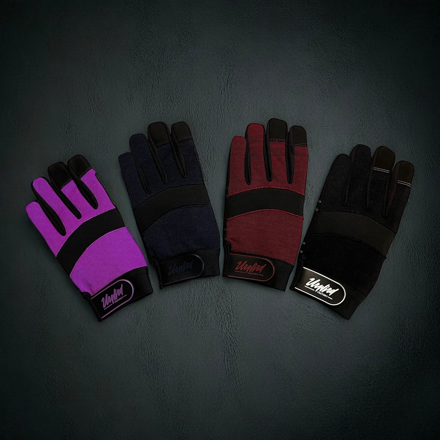 Unwind Factory Mechanic Gloves (Burgundy)