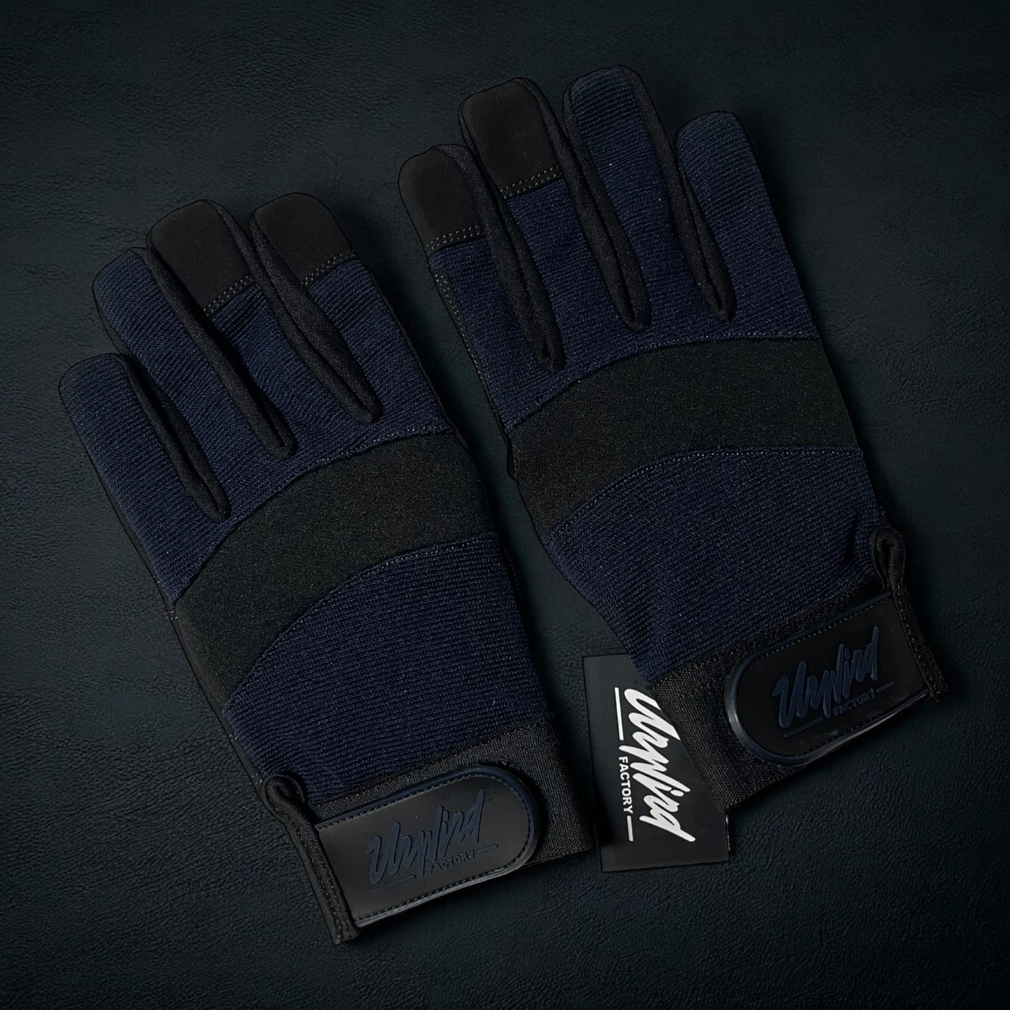 Unwind Factory Mechanic Gloves (Dark Navy Blue)