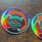 Artemio Vintage Collective Yara Track Cat Holographic Sticker