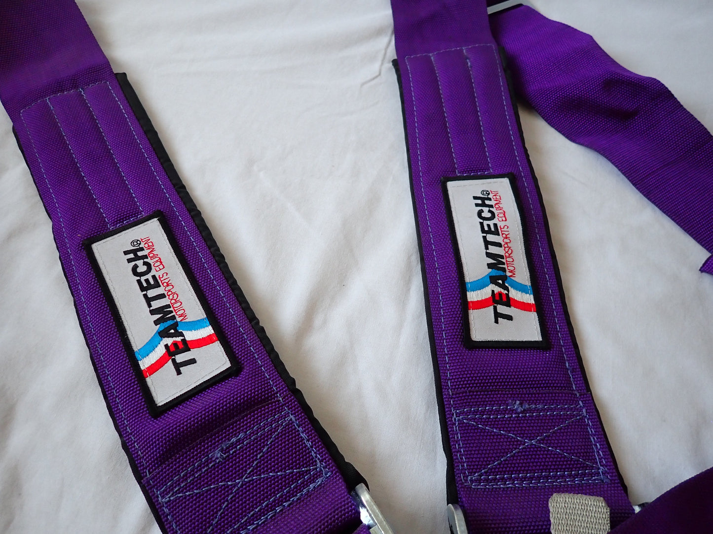 Team Tech Motorsport 6 Point Harness (Purple) (B)